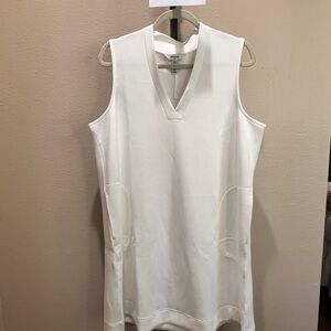 Spanx Air Essentials Sleeveless White V-Neck Dress size M
